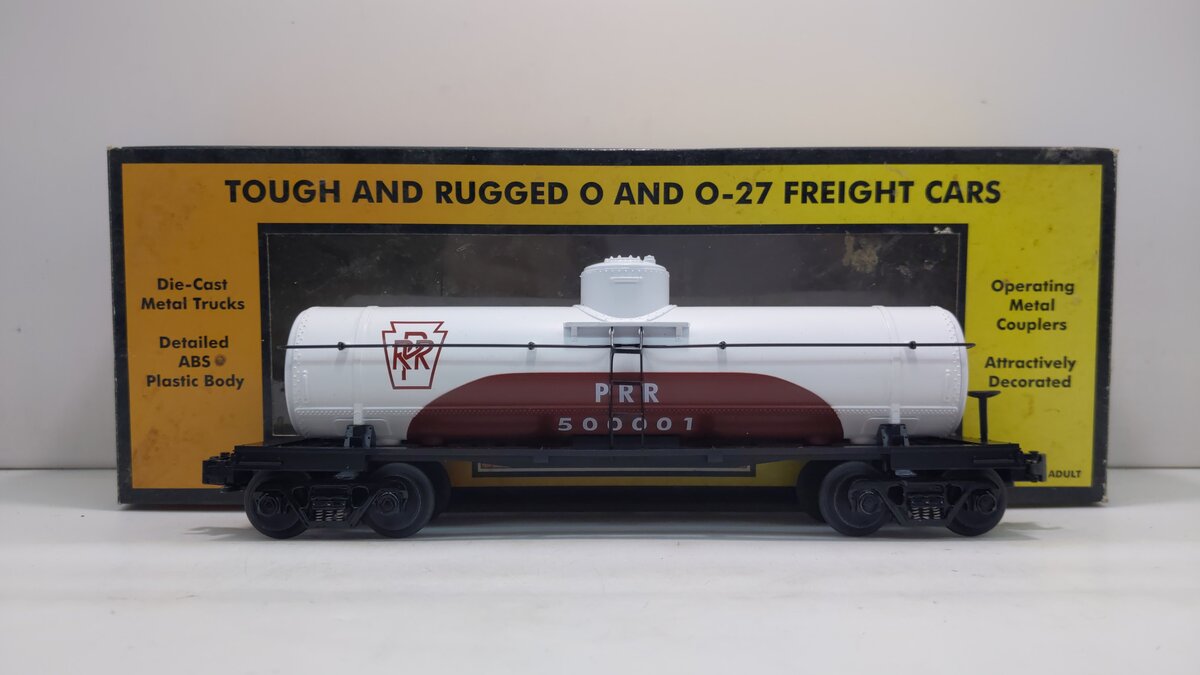 MTH 30-7317 O Gauge Pennsylvania Single-Dome Tank Car #500001