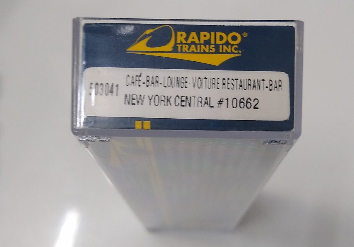 Rapido Trains 503041 N New York Central Cafe-Bar-Lounge #10662