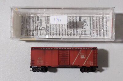 Micro-Trains 02000196 N Scale CNJ 40' Standard Single Door Boxcar #20505
