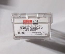 Micro-Trains 02000196 N Scale CNJ 40' Standard Single Door Boxcar #20505