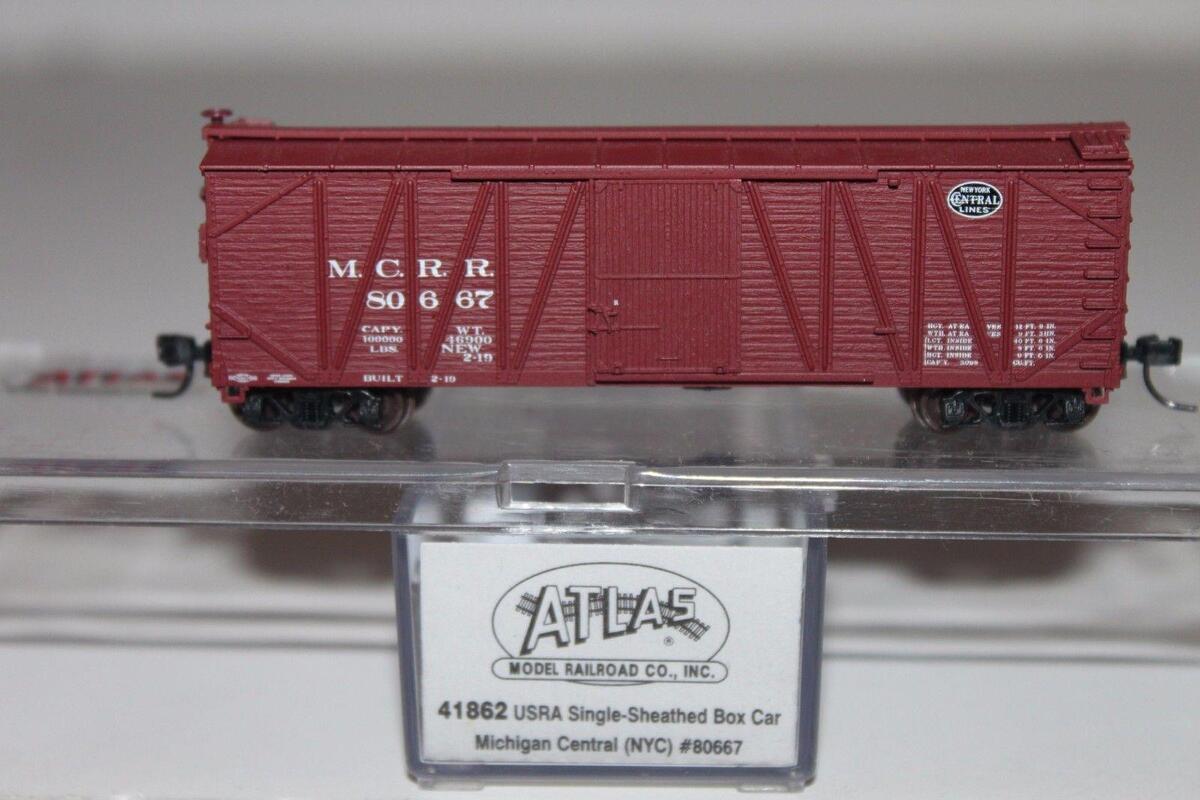 Atlas 41862 N Scale Michigan Central USRA Boxcar #2