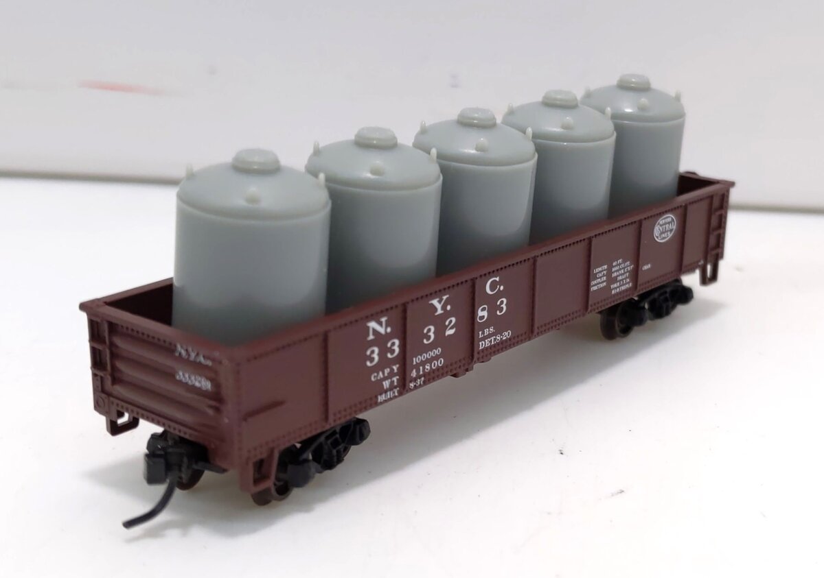 Atlas 50002672 N New York Central w/Cement Load 42' Gondola #333283