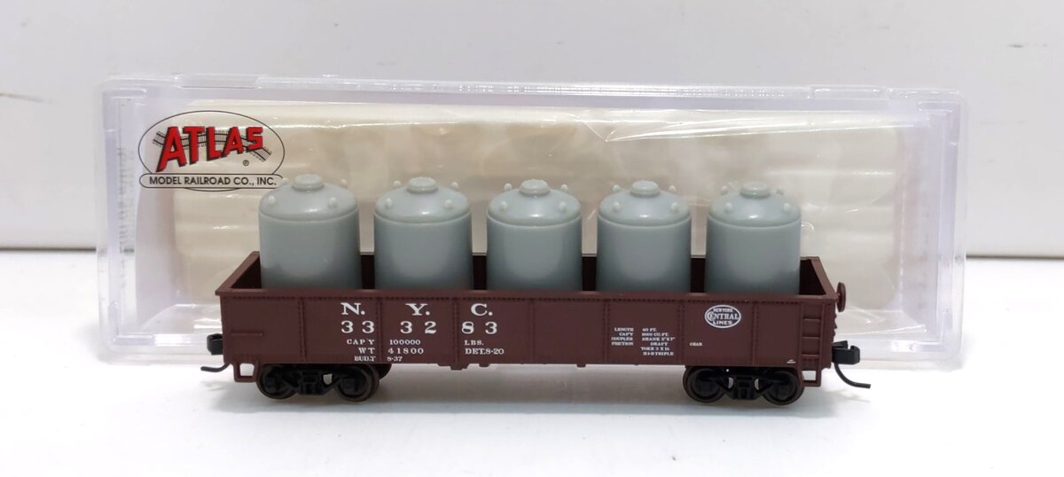 Atlas 50002672 N New York Central w/Cement Load 42' Gondola #333283