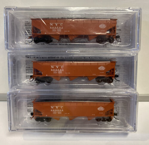 Bluford Shops 73073 N Scale NYC Hoppers (Set of 3)
