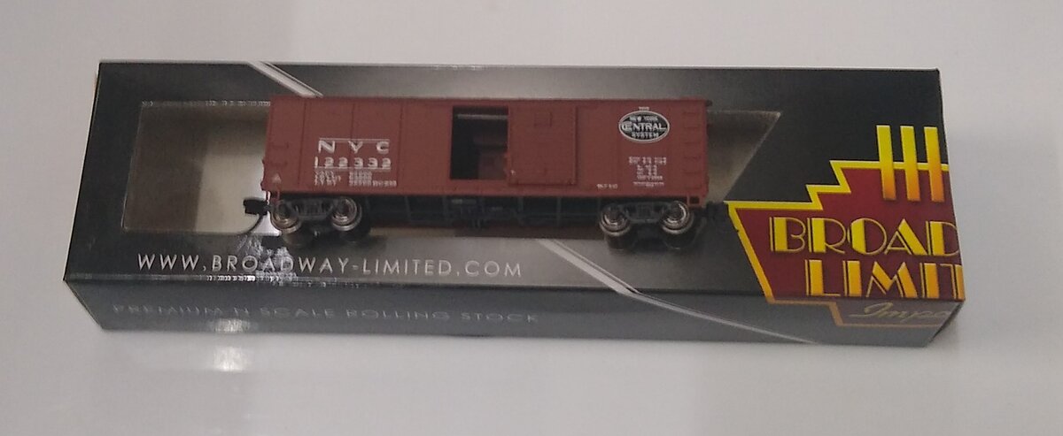 Broadway Limited 3413 N New York Central NYC 40' Steel Boxcar #121333