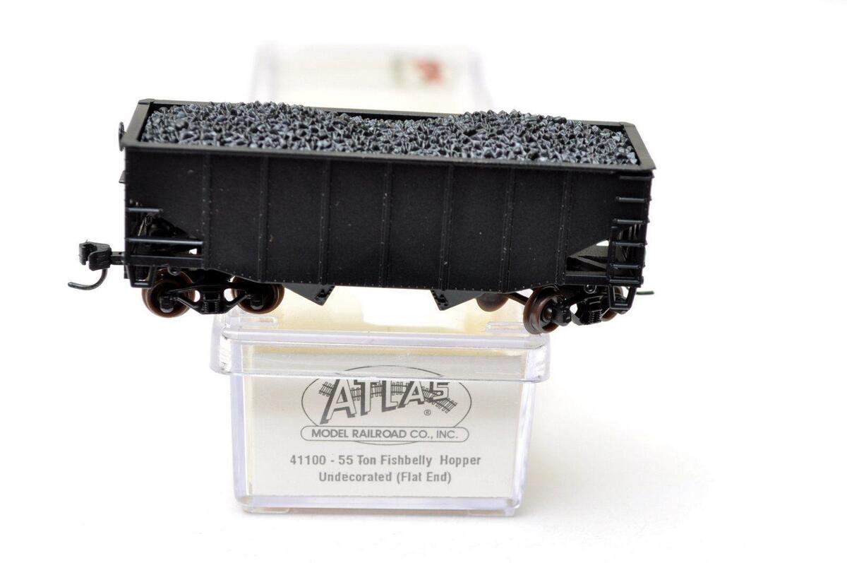 Atlas 41100 N Scale Undecorated Fishbelly Hopper