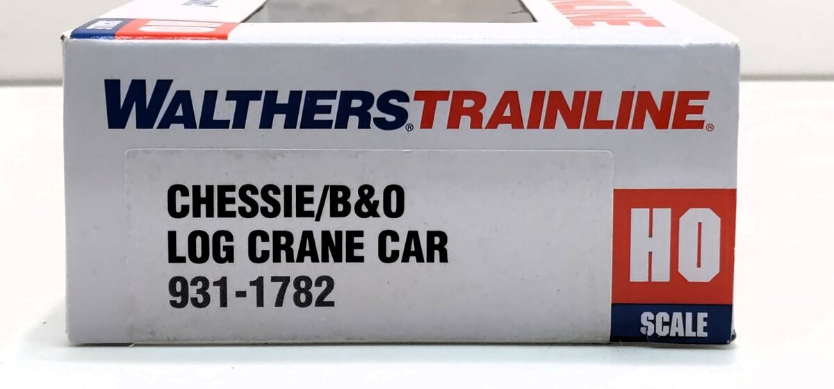 Walthers 931-1782 HO Chessie System/B&O Log Crane Car #9151