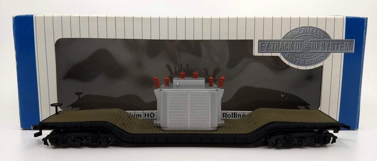 Bachmann 18348 HO 52' Depressed Center Flat Car with Transformer
