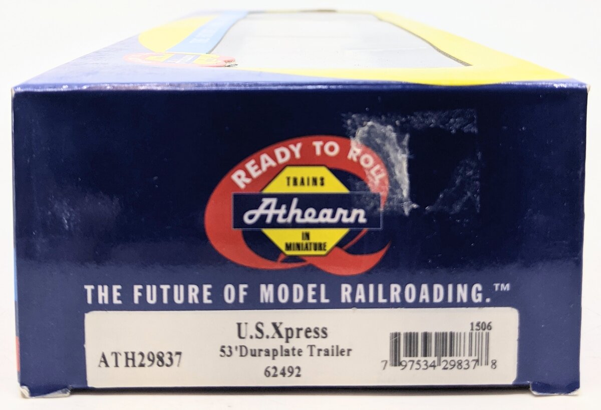 Athearn 29837 HO US Xpress 53' Duraplate Trailer RTR #62492