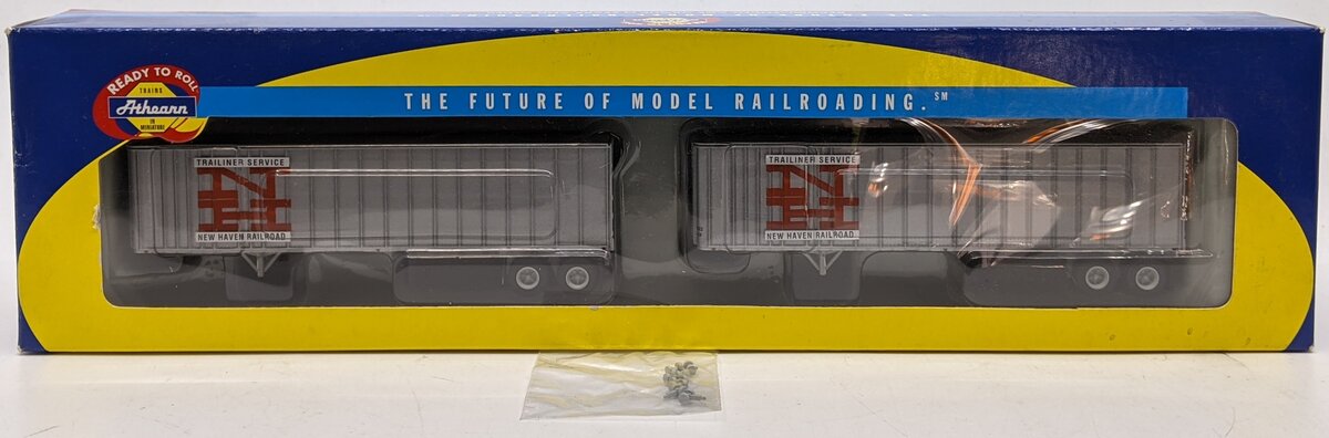 Athearn 70975 HO Scale New Haven 40' Exterior Post Trailers (Set of 2)