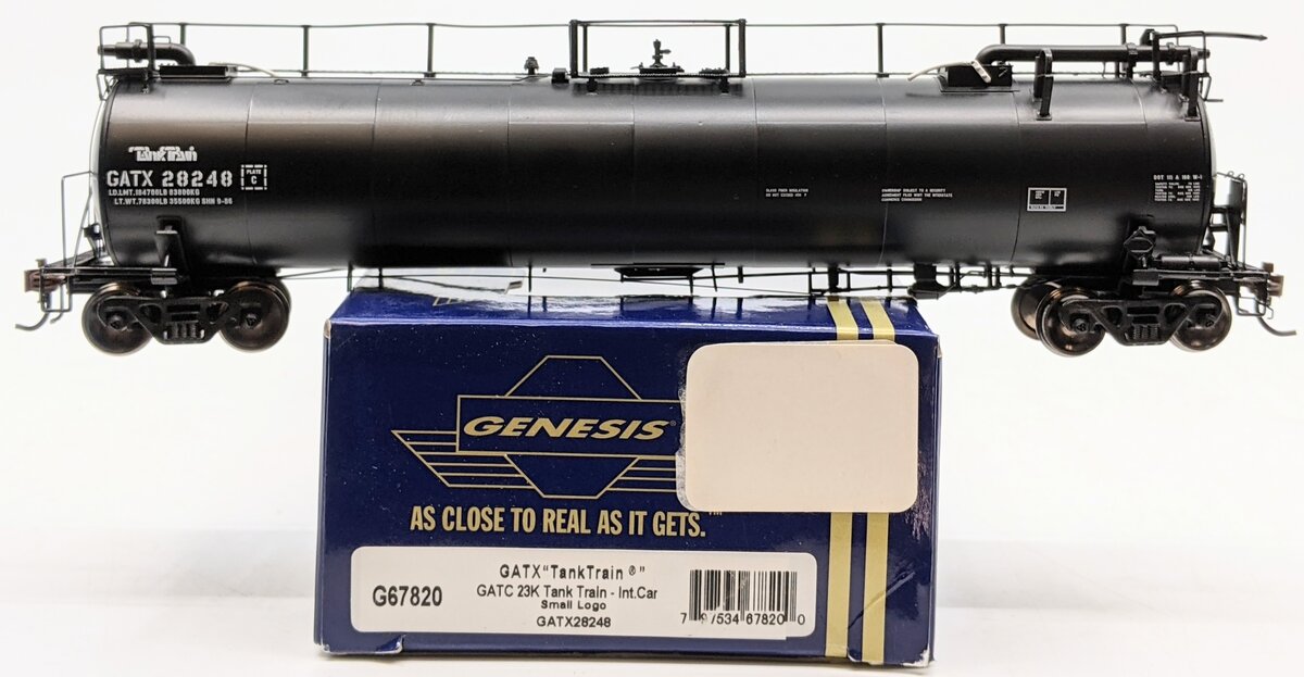Athearn G67820 HO GATX/Late TankTrain Intermediate Car #28248