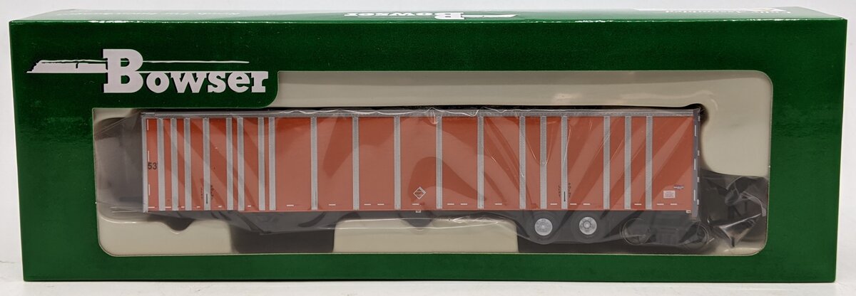 Bowser 42093 HO Schneider National 53' Platewall RoadRailer Trailer #143102