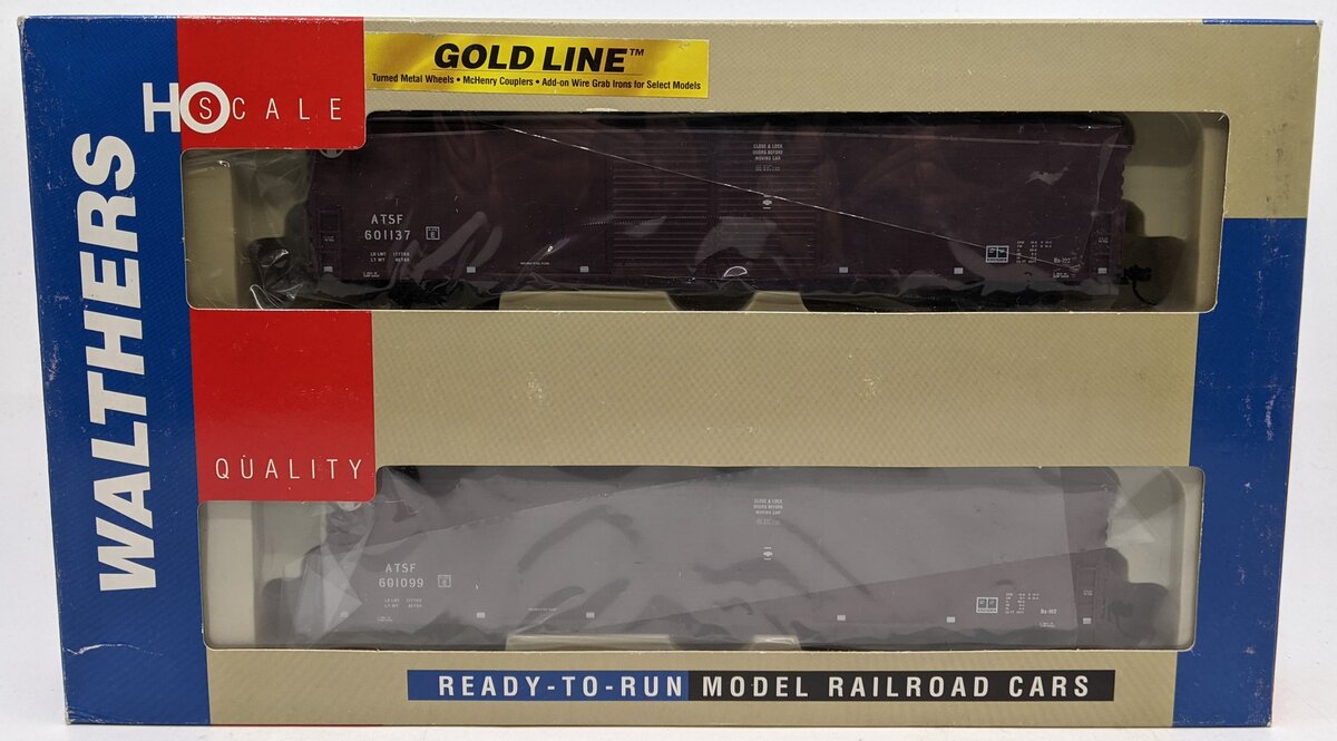 Walthers 932-235816 HO Atchison, Topeka & Santa Fe 60' Auto Boxcar (Set of 2)
