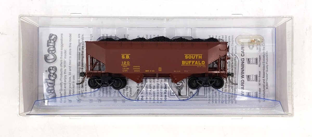 Kadee 7027 HO South Buffalo 50-Ton 2-Bay Open Hopper #120