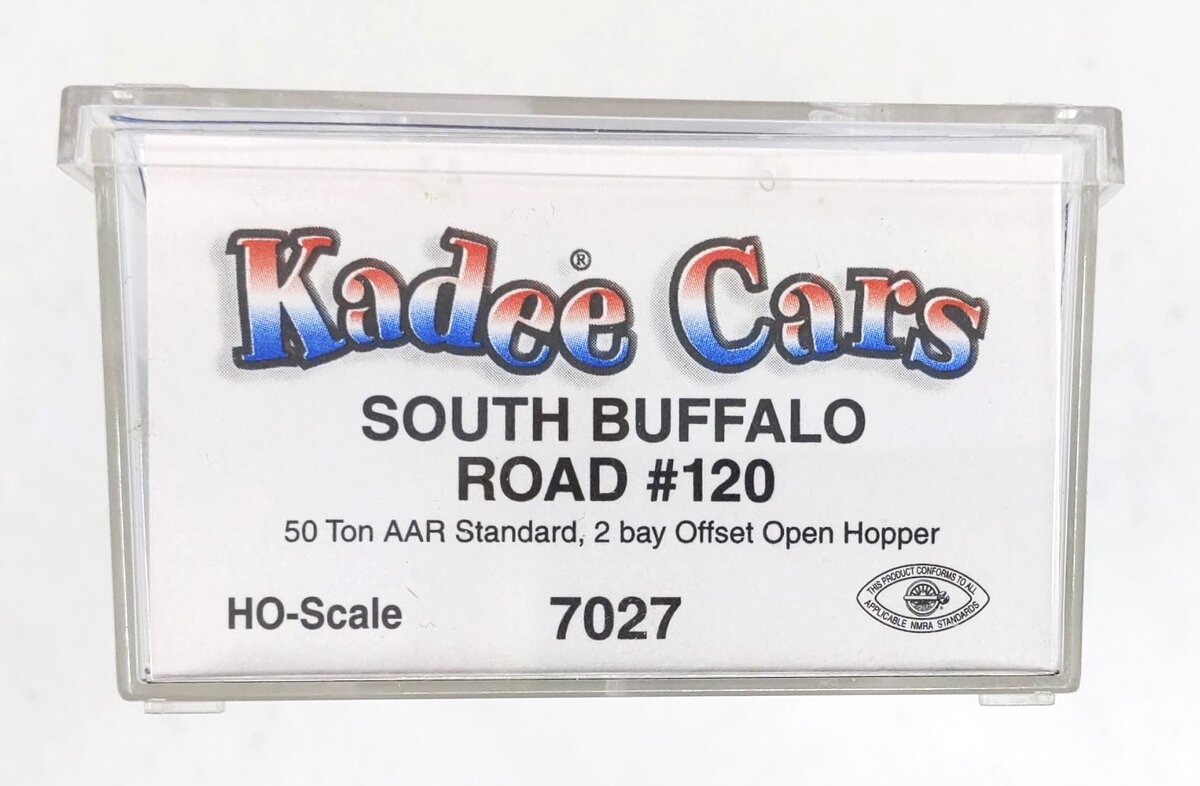 Kadee 7027 HO South Buffalo 50-Ton 2-Bay Open Hopper #120
