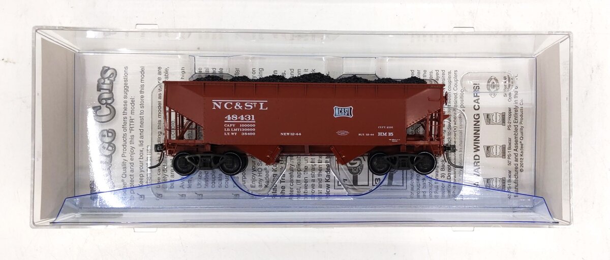 Kadee 7055 HO Nashville,Chattanooga & St. Louis 50-Ton 2-Bay Open Hopper #48431