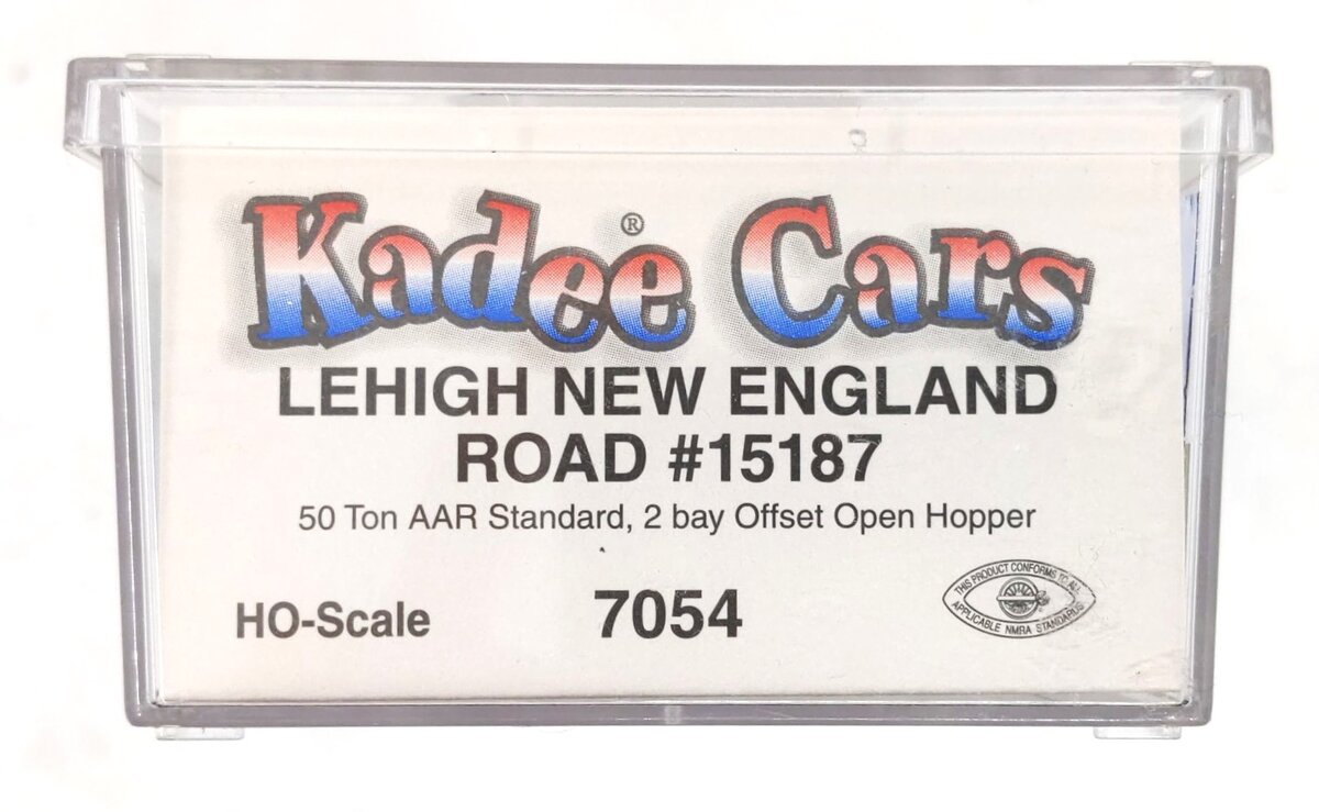 Kadee 7054 HO Lehigh & New England 50-Ton AAR Standard Offset 2-Bay Open Hopper