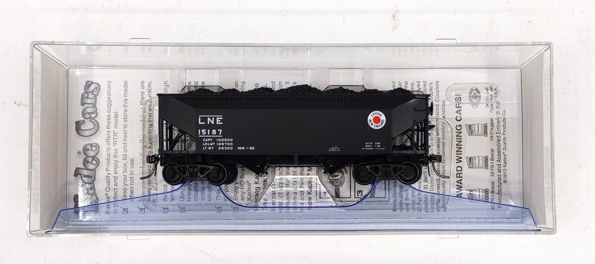 Kadee 7054 HO Lehigh & New England 50-Ton AAR Standard Offset 2-Bay Open Hopper