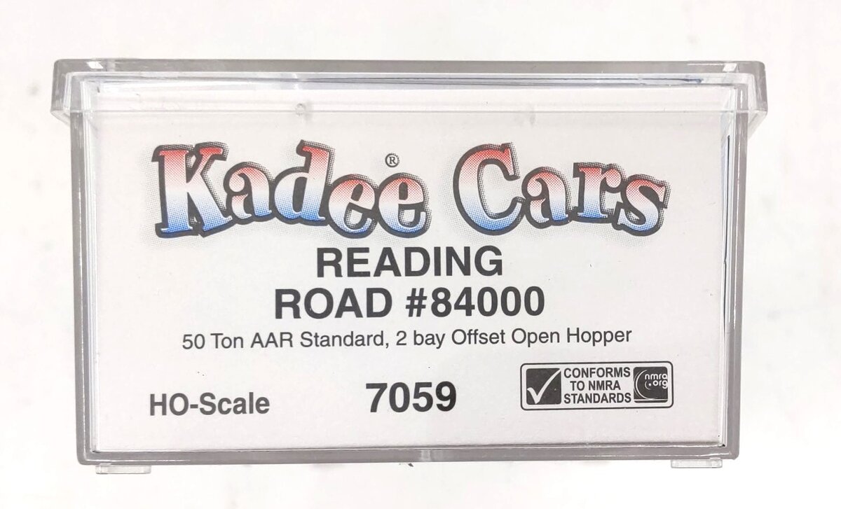 Kadee 7059 HO Reading 50 Ton AAR "Standard" Open Bay Hopper #84000