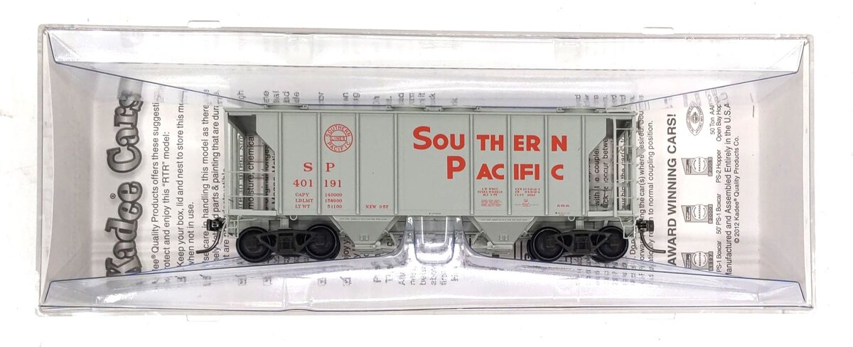 Kadee 8028 HO Southern Pacific PS-2 2-Bay Covered Hopper #401191