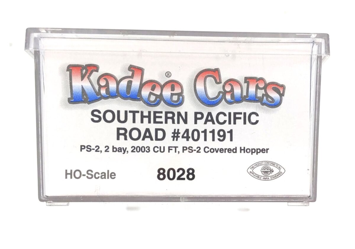 Kadee 8028 HO Southern Pacific PS-2 2-Bay Covered Hopper #401191