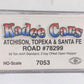 Kadee 7053 HO Atchison, Topeka & Santa Fe 50-Ton 2-Bay Open Hopper #78299