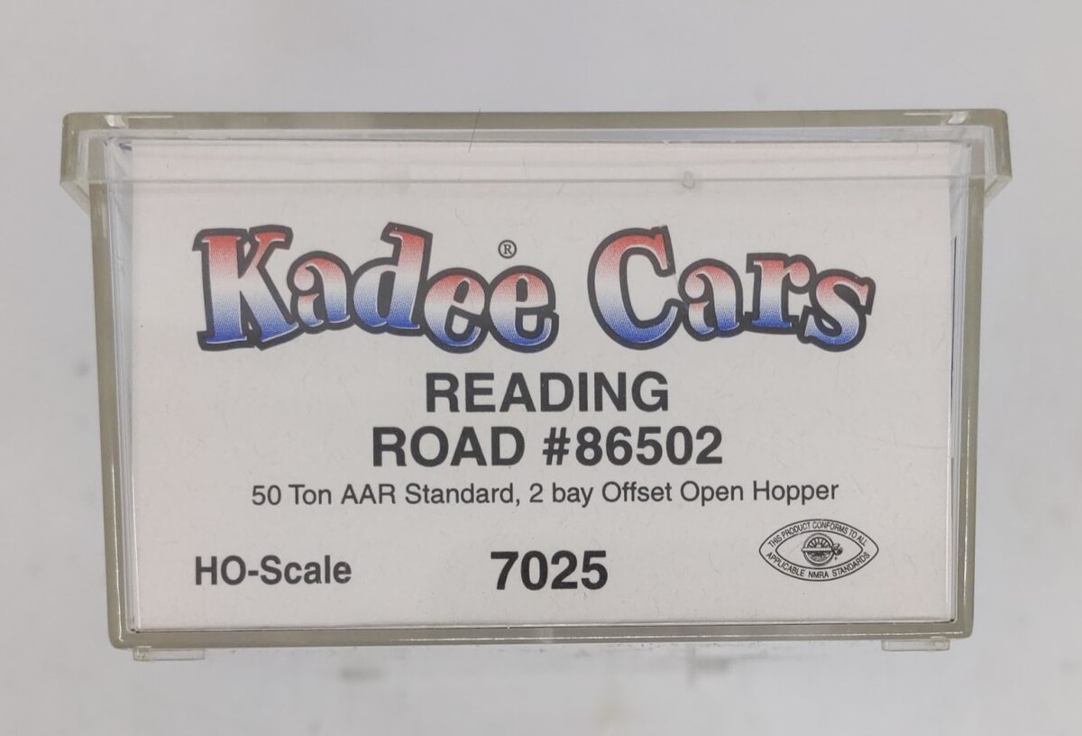 Kadee 7025 HO Reading 50-Ton Open Hopper, Lump-Egg Load #86502