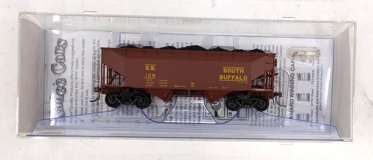 Kadee 7028 HO South Buffalo 50-Ton 2-Bay Open Hopper #138