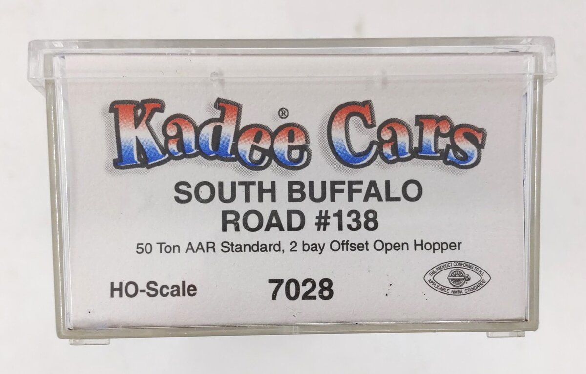 Kadee 7028 HO South Buffalo 50-Ton 2-Bay Open Hopper #138