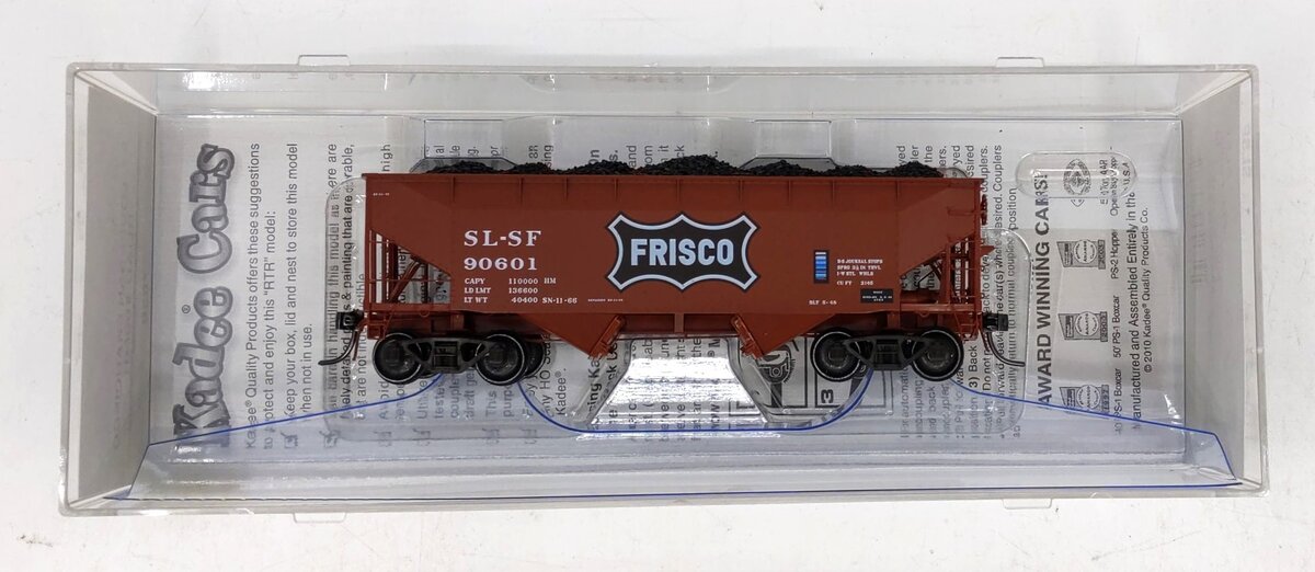 Kadee 7038 HO Frisco 50-Ton Offset 2-Bay Open Hopper #90601