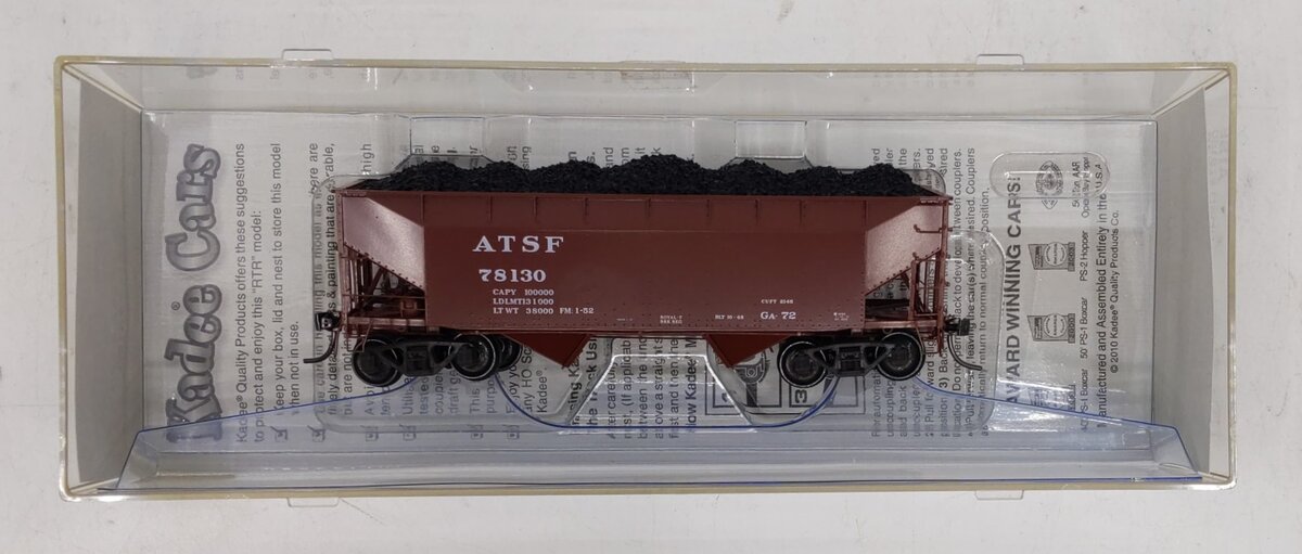 Kadee 7039 HO Atchison, Topeka & Santa Fe 50-Ton AAR Open Hopper #78130