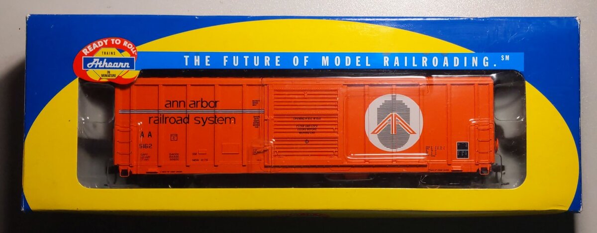 Athearn 71885 HO Scale Ann Arbor PS 5344 Boxcar #5162