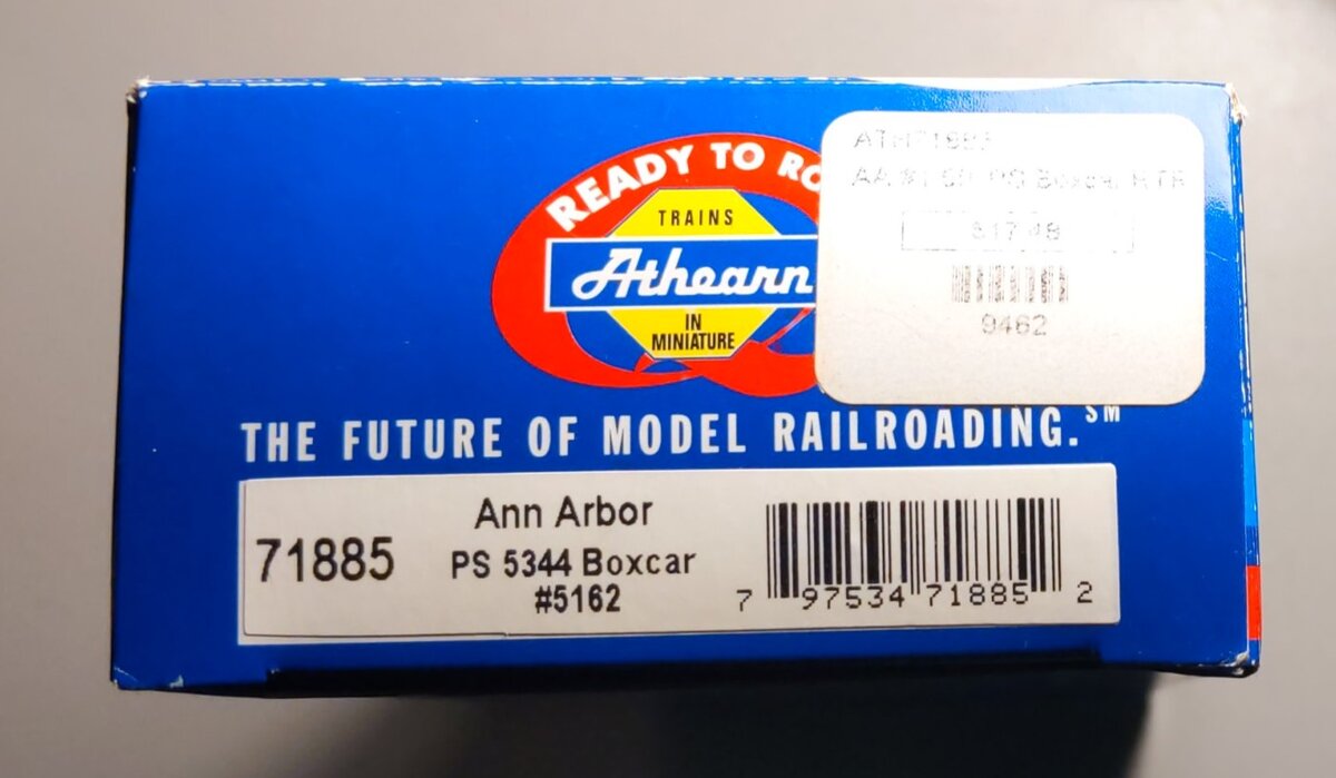 Athearn 71885 HO Scale Ann Arbor PS 5344 Boxcar #5162