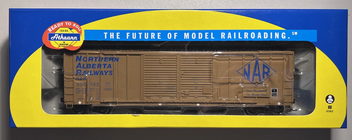 Athearn 87373 HO Scale NAR 50' FMC Centered Double Door Boxcar #50133