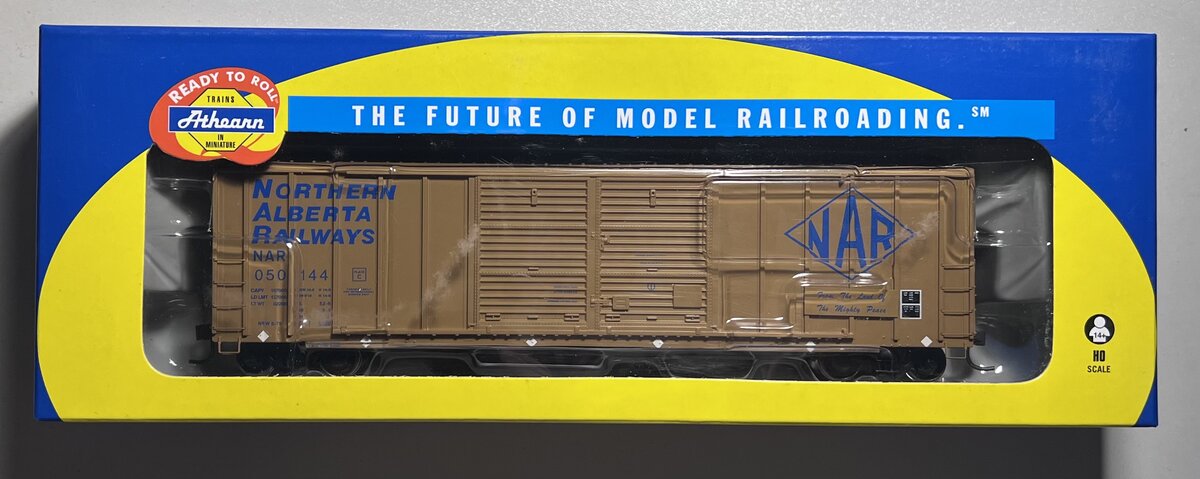 Athearn 87374 HO Scale NAR 50' FMC Centered Double Door Boxcar #050144