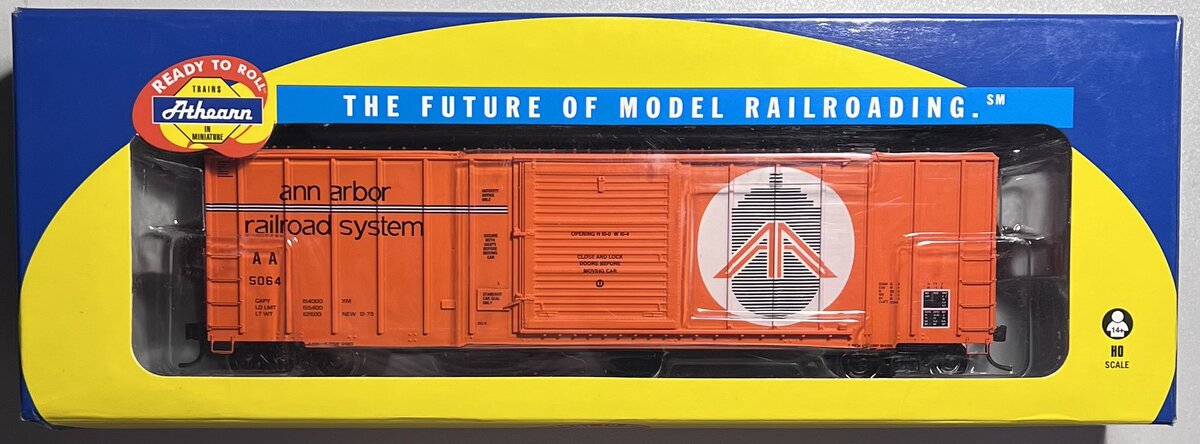Athearn 96601 HO Scale Ann Arbor 50' FMC 5347 Boxcar #5064