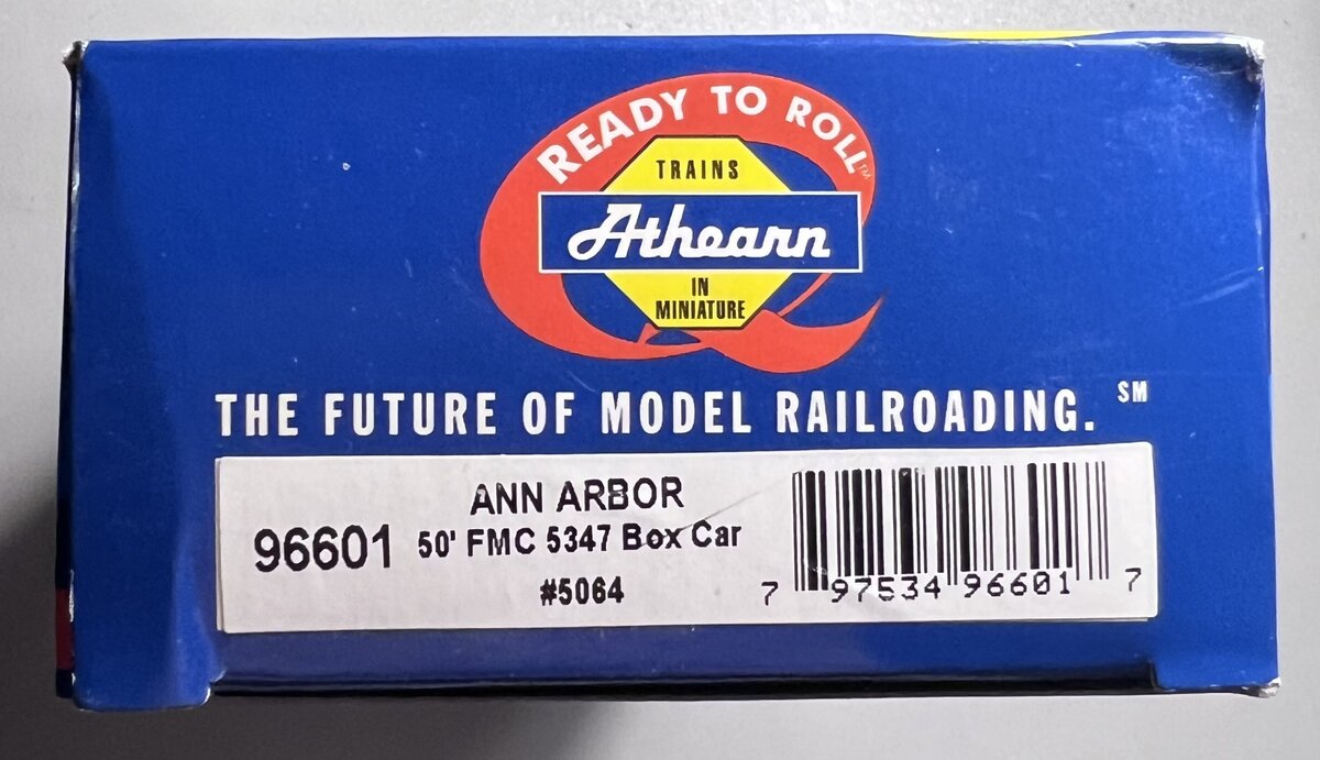 Athearn 96601 HO Scale Ann Arbor 50' FMC 5347 Boxcar #5064