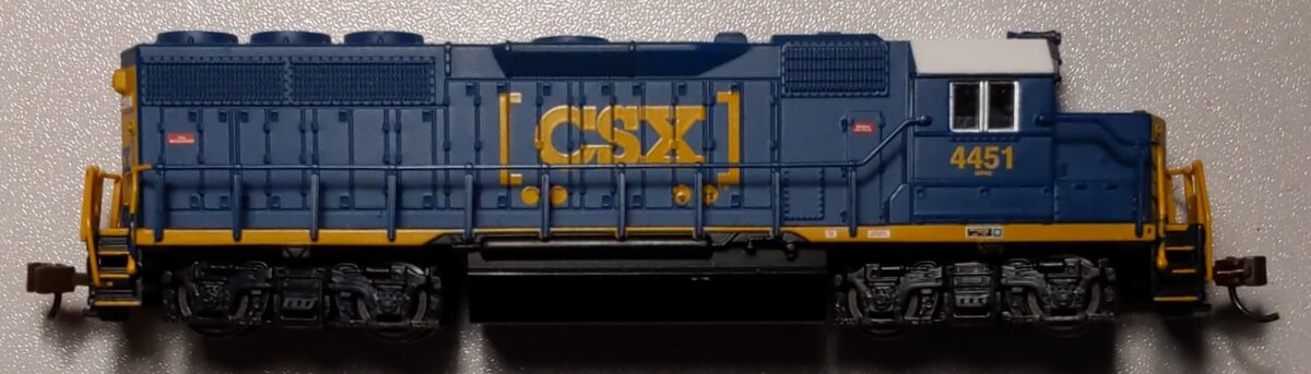 Bachmann 63560 N Scale CSX GP40 Diesel Locomotive #4451 (HTM)
