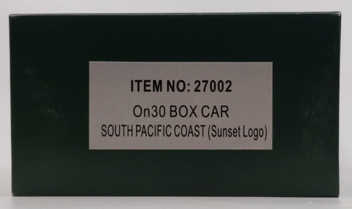 Bachmann 27002 On30 South Pacific Coast Box Car