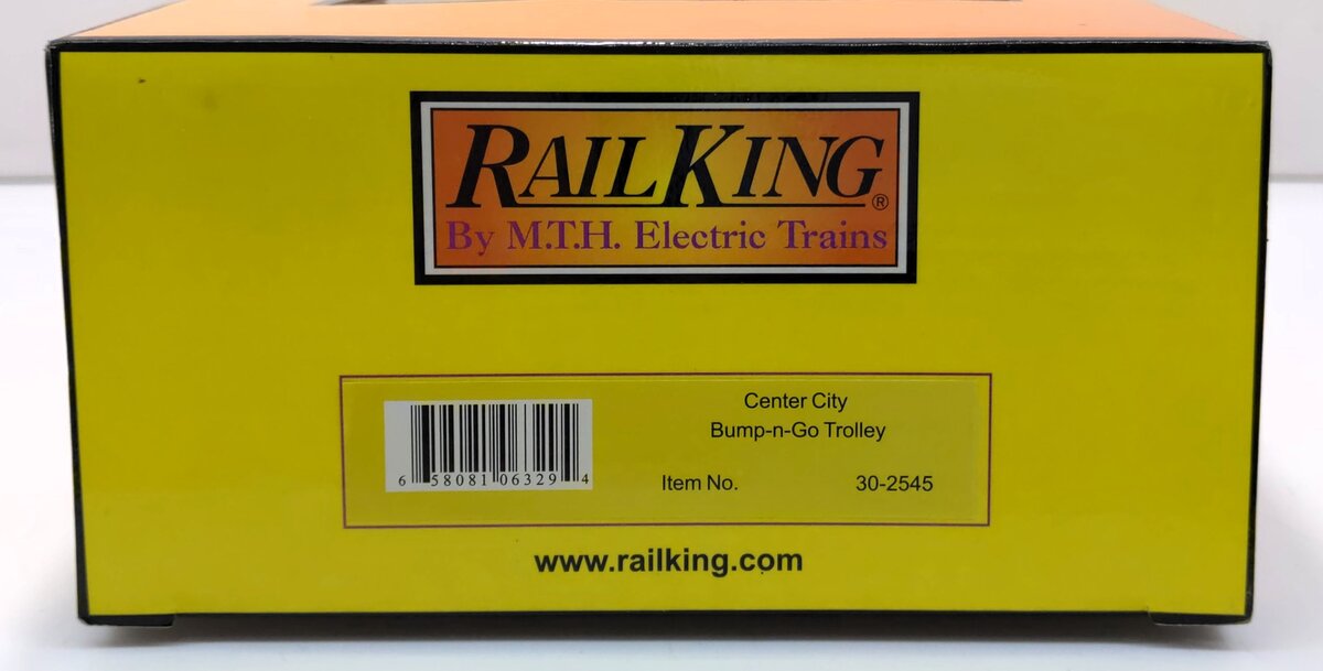 MTH 30-2545 O Gauge Center City Bump-n-Go Trolley