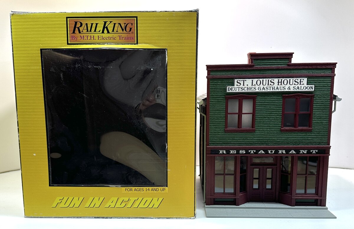 MTH 30-90344 O Assembled St. Louis House 2-Story Store Front Building