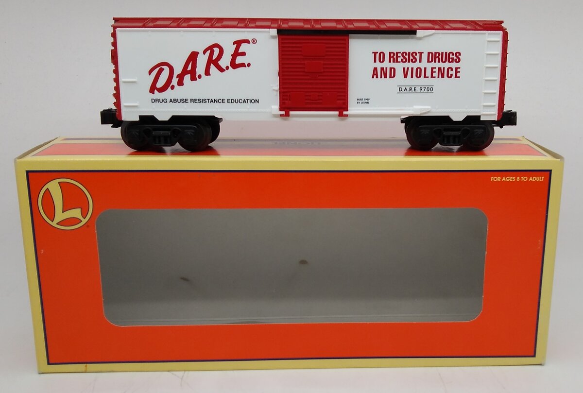 Lionel 6-26242 O Gauge D.A.R.E. Boxcar #9700