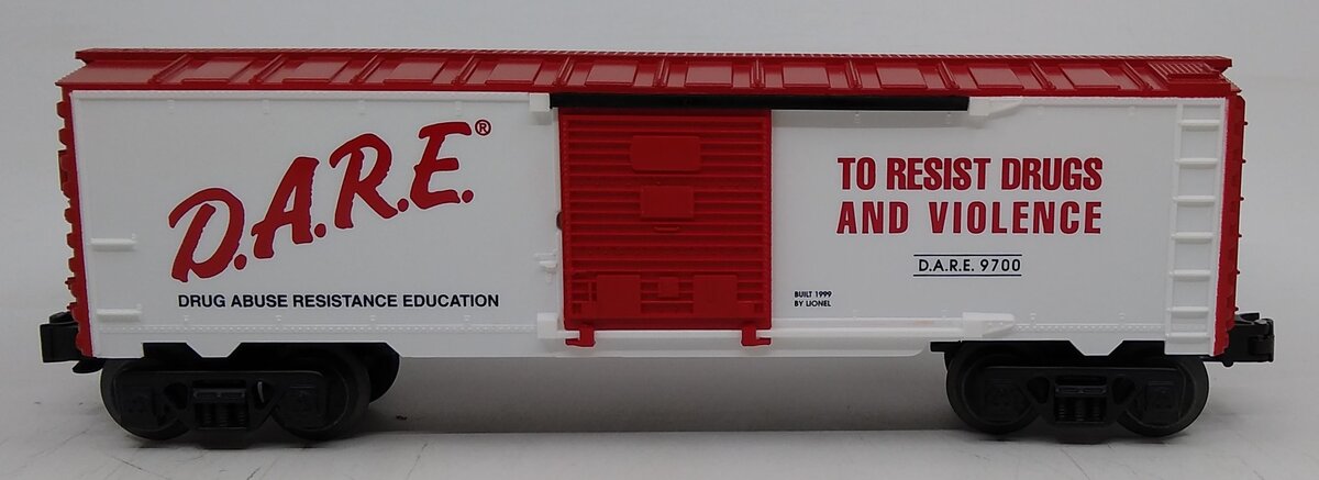 Lionel 6-26242 O Gauge D.A.R.E. Boxcar #9700