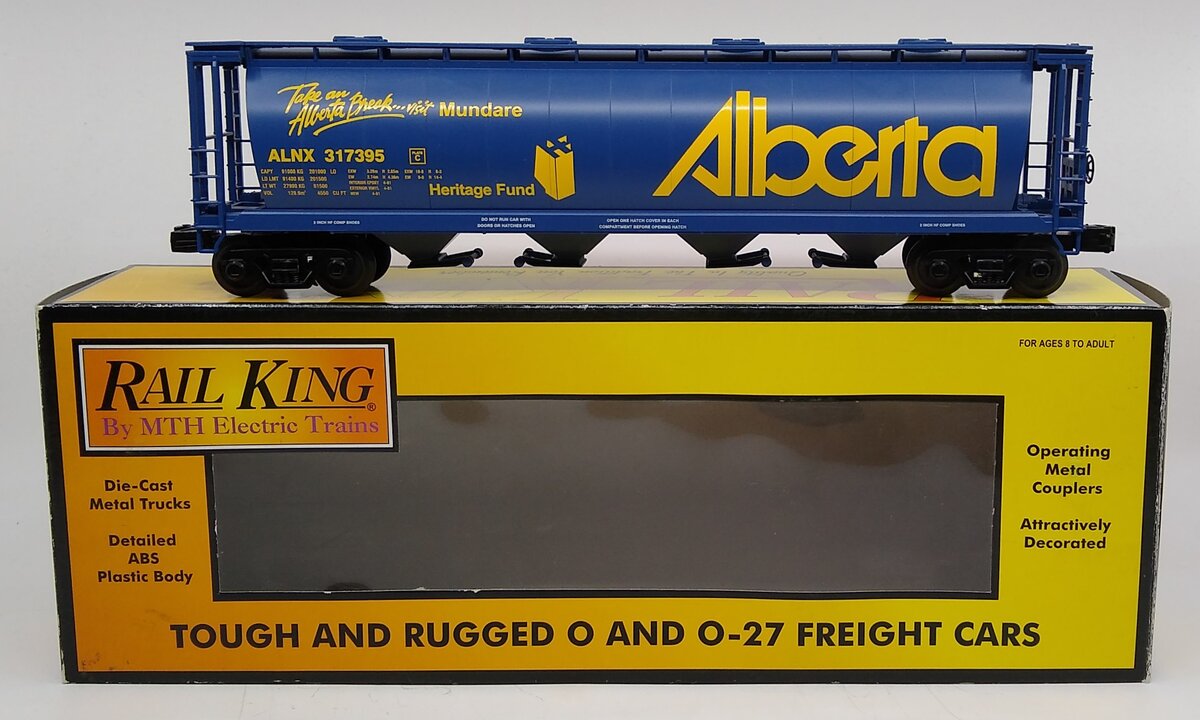 MTH 30-75289 Alberta 4-Bay Cylindrical Hopper Car