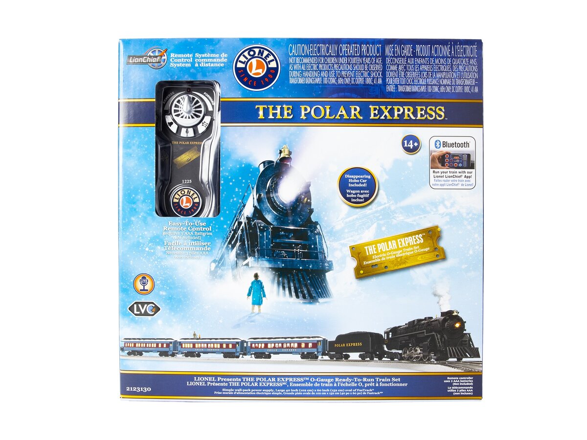 Lionel 2123130 O The Polar Express Lion Chief O Gauge Train Set w/Bluetooth 5.0