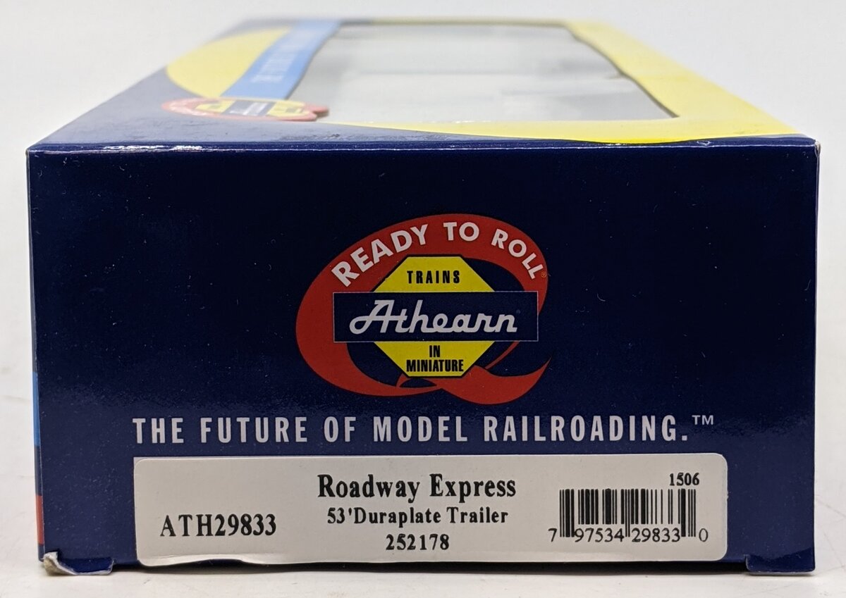 Athearn 29833 HO Scale Roadway 53' Duraplate Trailer #252178