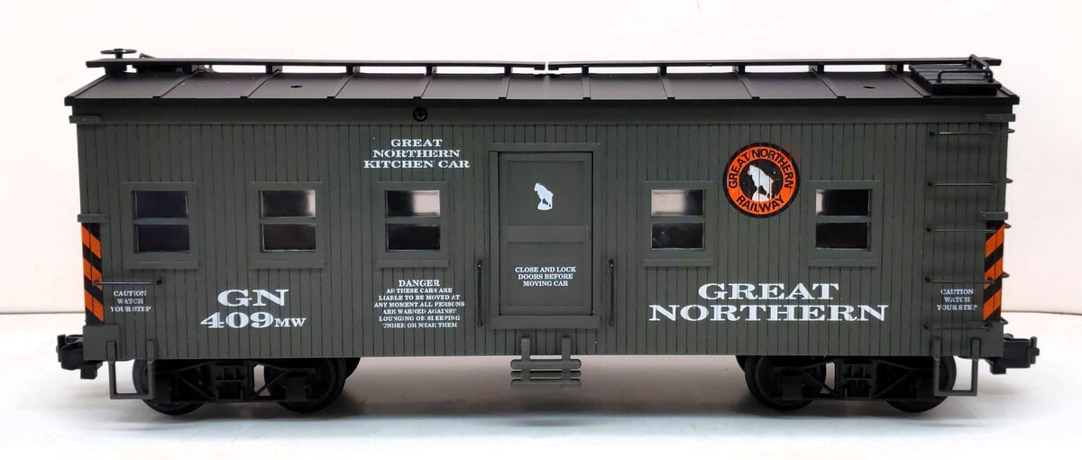 USA Trains R18491 G Great Northern Dark Green Kitchen/Outfit Car #409