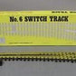 Aristo-Craft 30330 G Gauge #6 Brass Right Hand Manual Switch Turnout