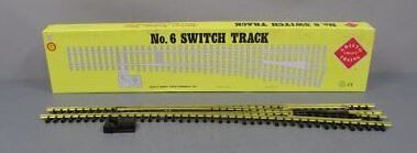 Aristo-Craft 30330 G Gauge #6 Brass Right Hand Manual Switch Turnout