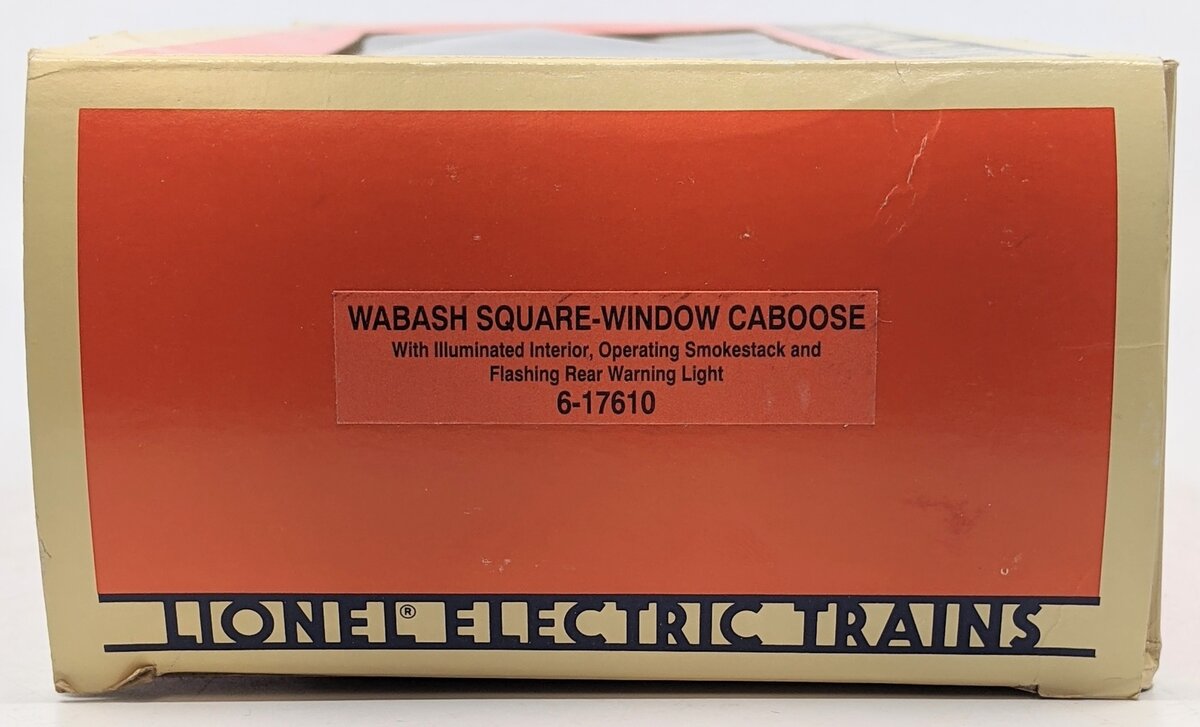 Lionel 6-17610 O Gauge Wabash Steelside Smoking Caboose #17610